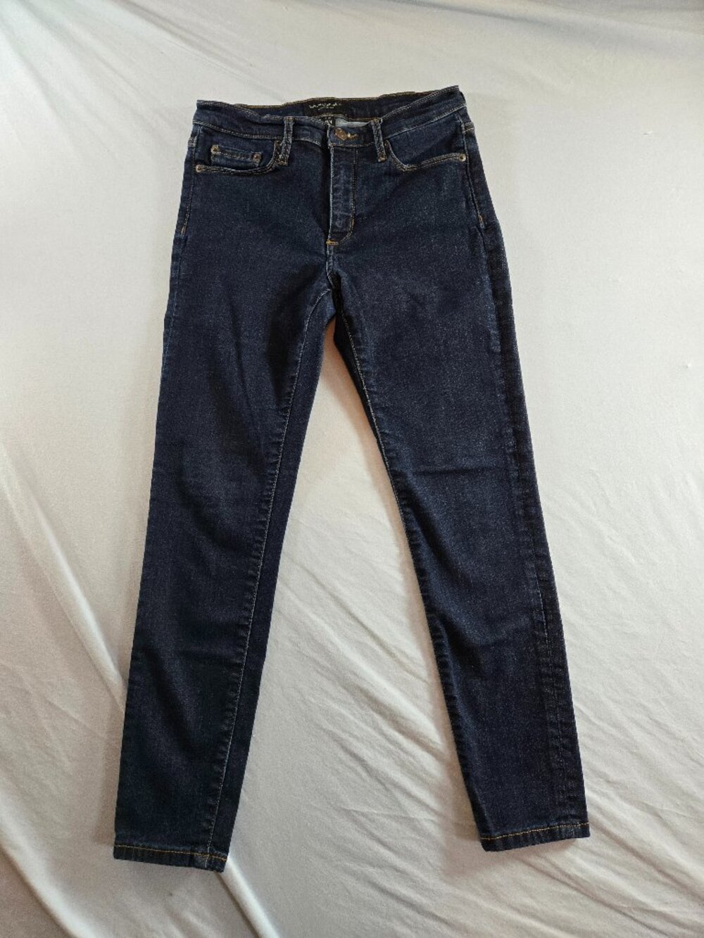 Banana Republic Sculpt Skinny Jeans Womens 27/4 Petite Dark Wash Blue Denim